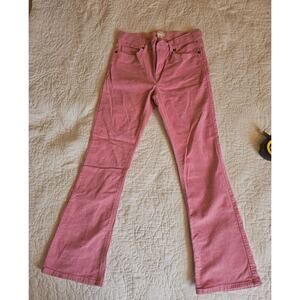 Pink Corduroy Jean Pants J Crews Crewcuts Girls Size 12 Classic School Fit